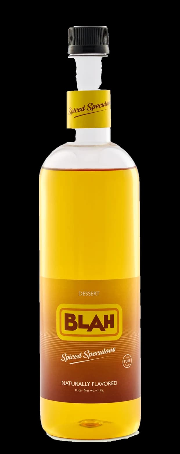 Blah Spiced Speculoos 1-liter syrup bottle