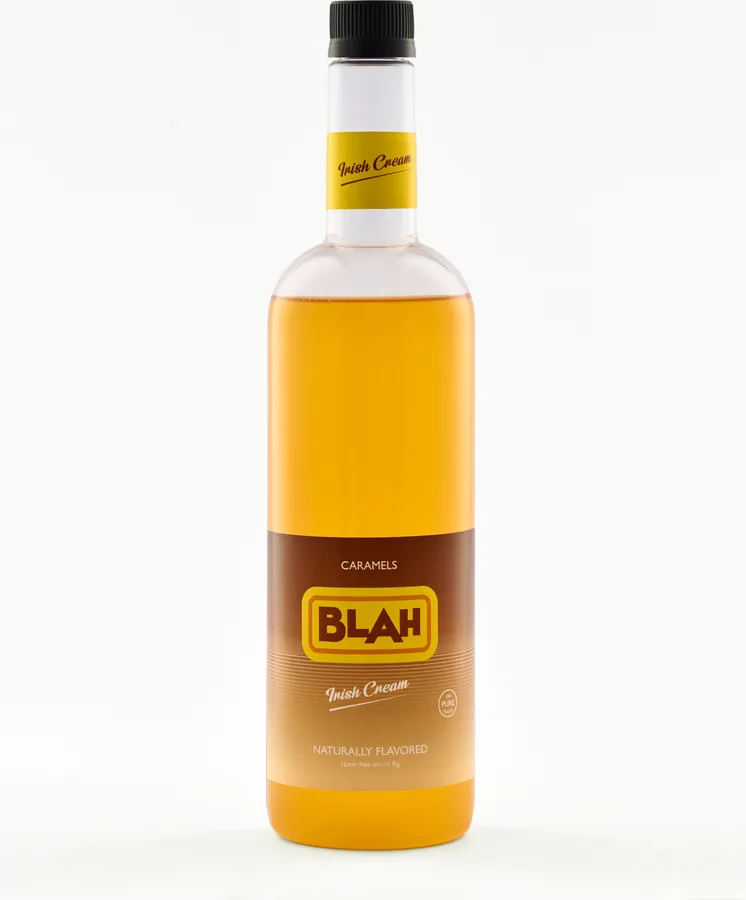 Blah Irish Cream 1-liter syrup bottle