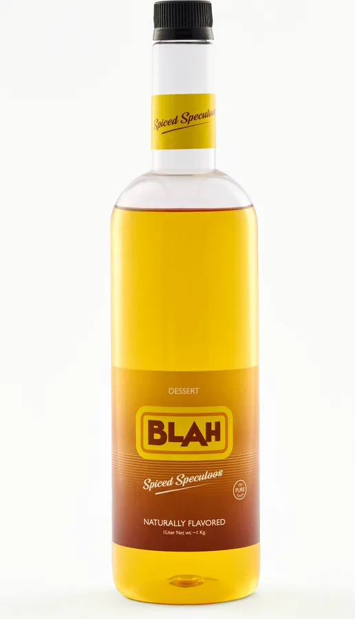 Blah Spiced Speculoos 1-liter syrup bottle