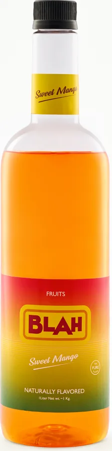 Blah Sweet Mango 1-liter syrup bottle