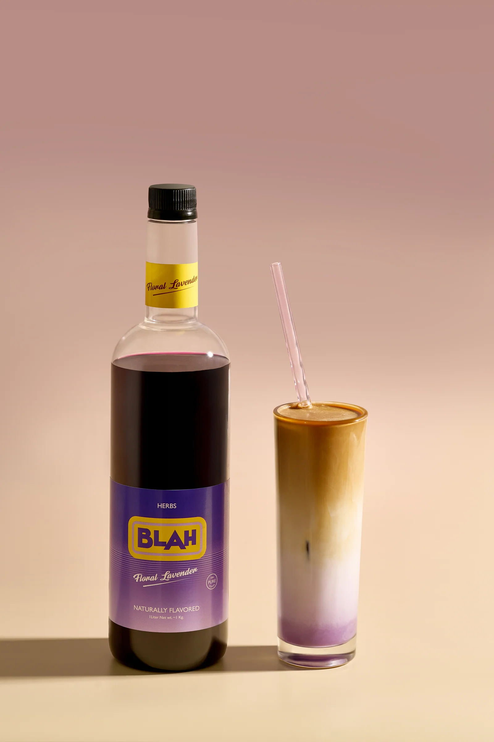 Lavender latte — made with Floral Lavender